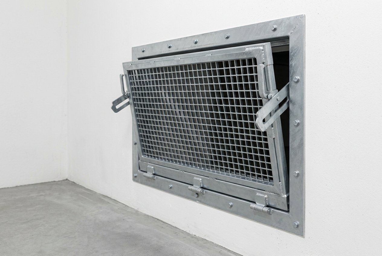 Klappen und Gitter Dachau